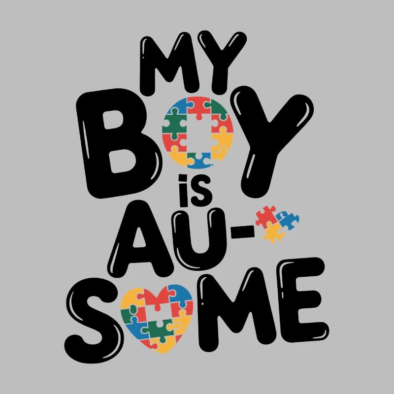 Regenbogen Puzzleherz Kreis Autism Awareness
