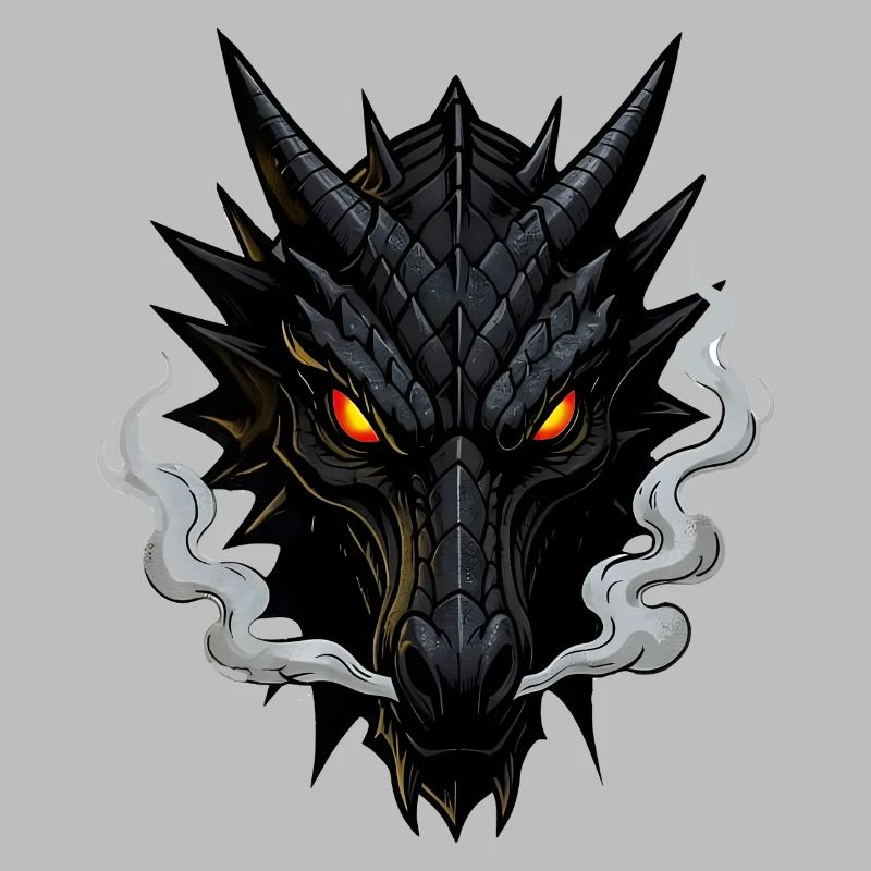 Dark Dragon Head