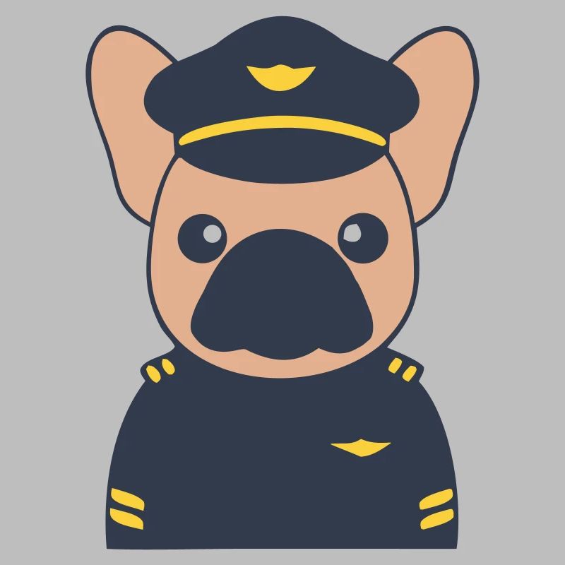Frenchie Pilot Captain Uniform