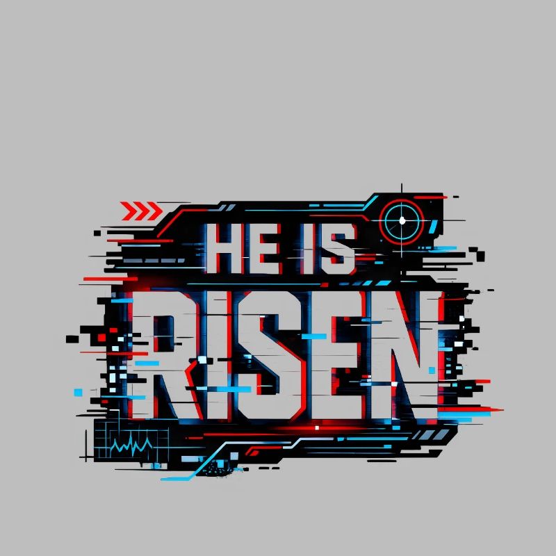 Glitch Easter: He is Risen