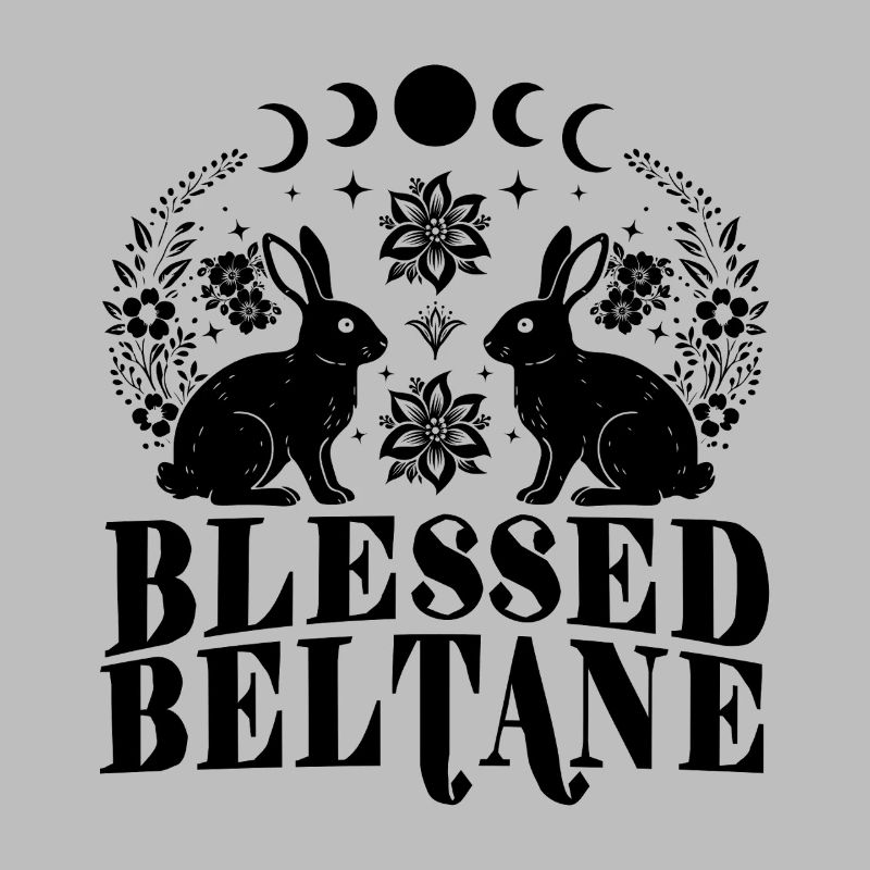 Beltane Blessings May Day Pagan Rabbit Bunny