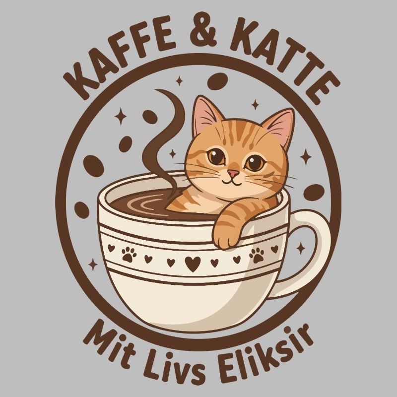 Coffee Cat in Cup: Purr Elixir