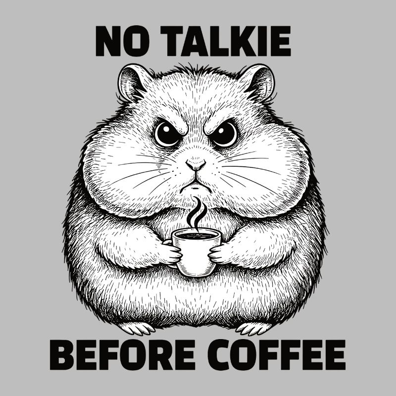 Pas de conversation devant un hamster amateur de café