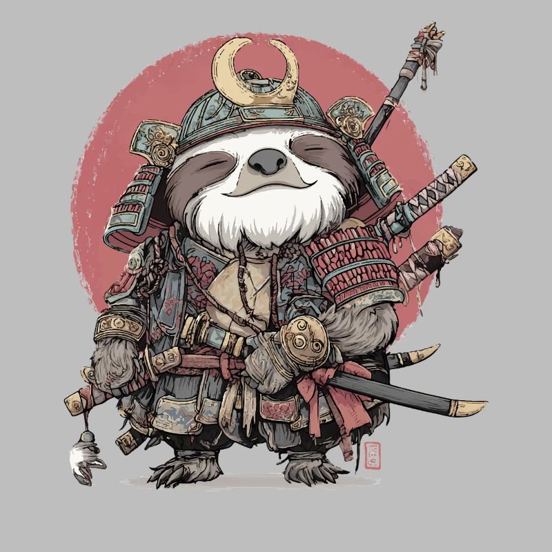 Faultier-Samurai-Rüstung