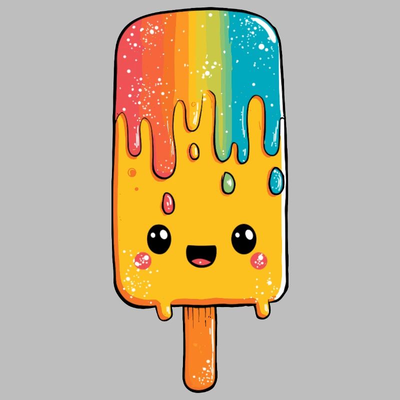 Rainbow Popsicle Happiness