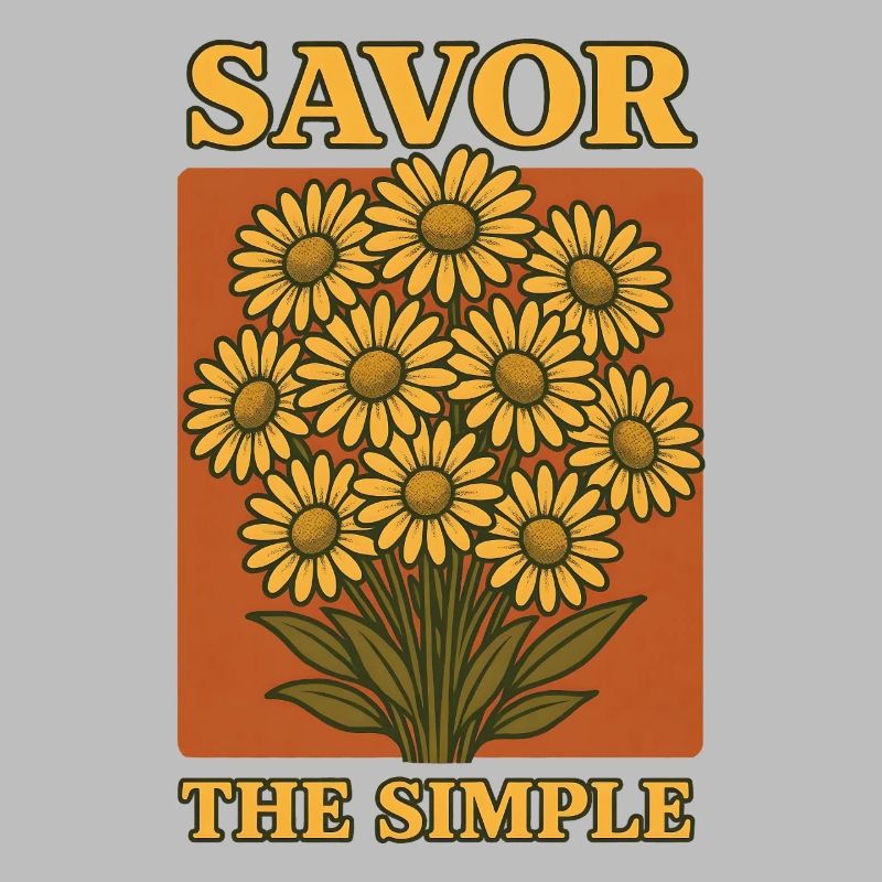 Profite simplement | Les fleurs vivent lentement
