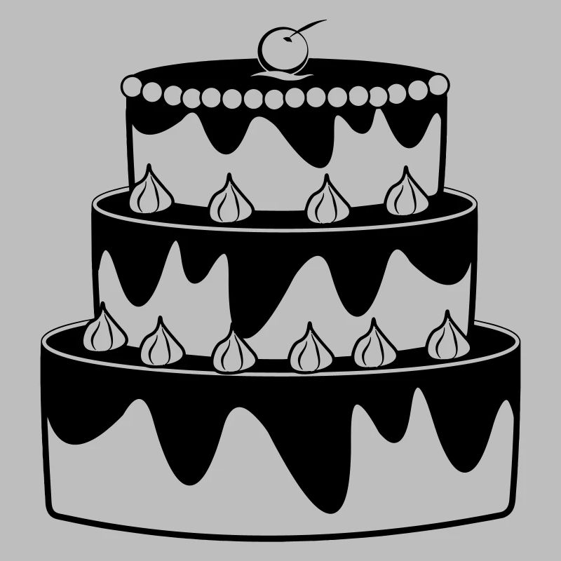 Image d’ombre de gâteau d’anniversaire