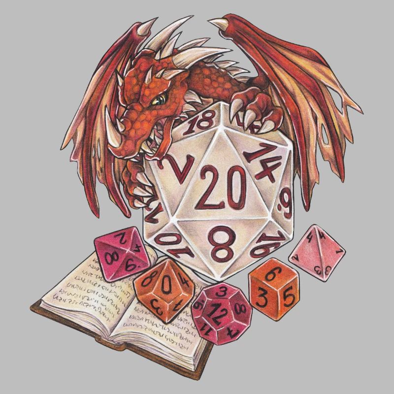 Role Playing Game Tabletop D20 Dice Game Master