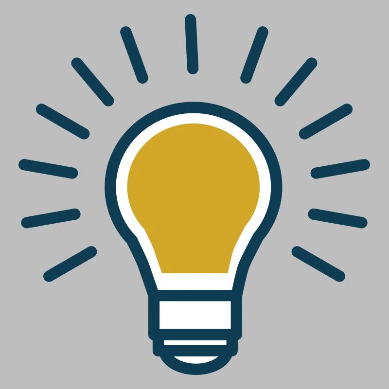Idea light bulb (Vectorgraphic)
