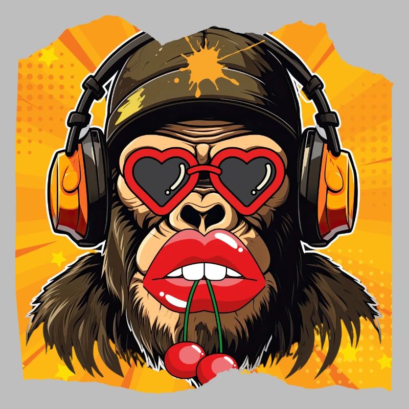 Monkey & Cherry