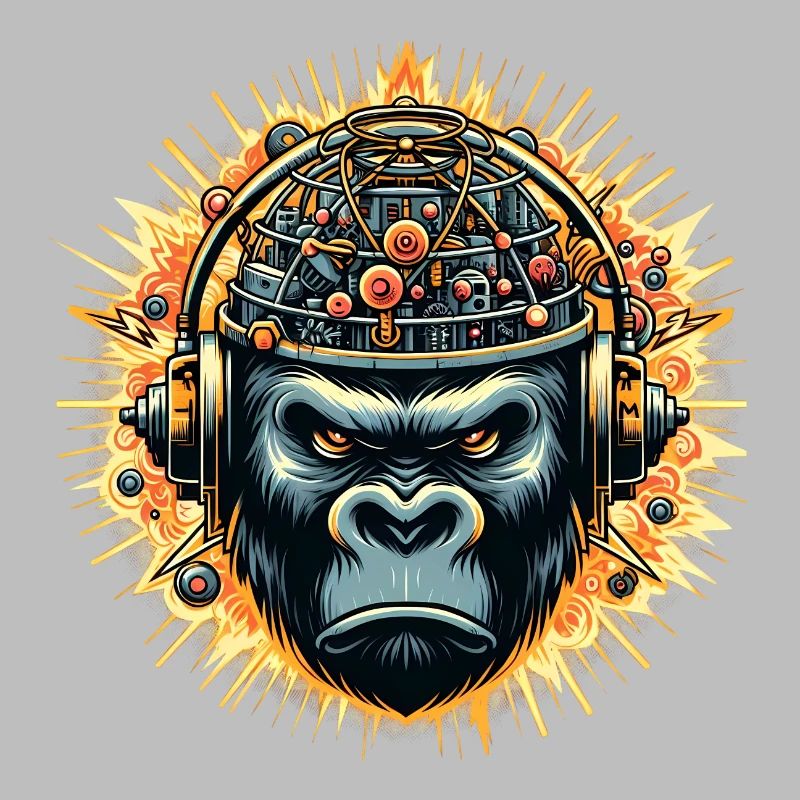 Gorilla Cybersound avec Techno Head