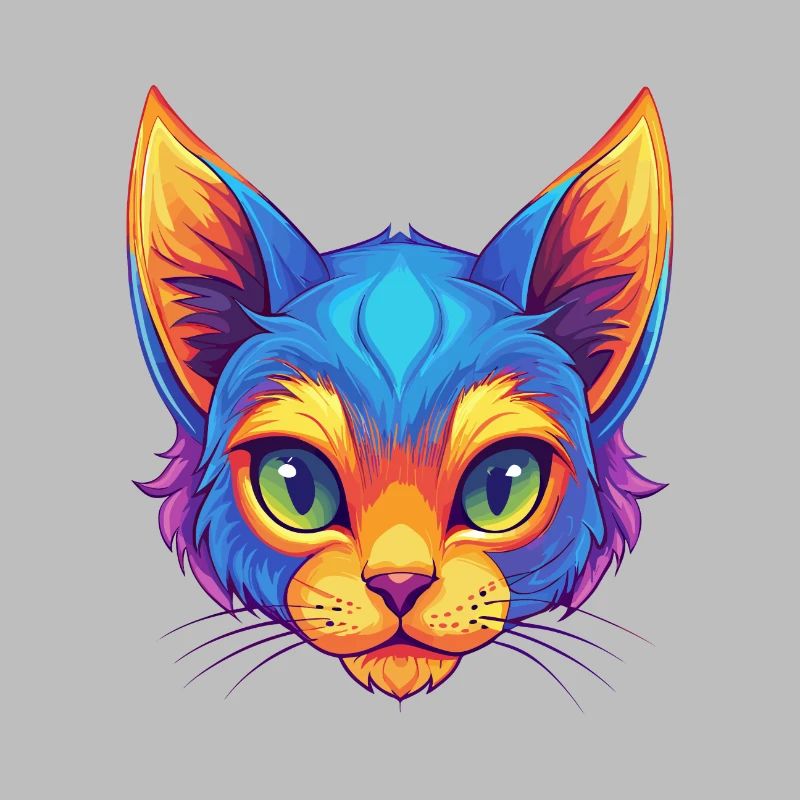 Chat Pixie Bob Race de chat Dessin animé Kawaii Animal de compagnie