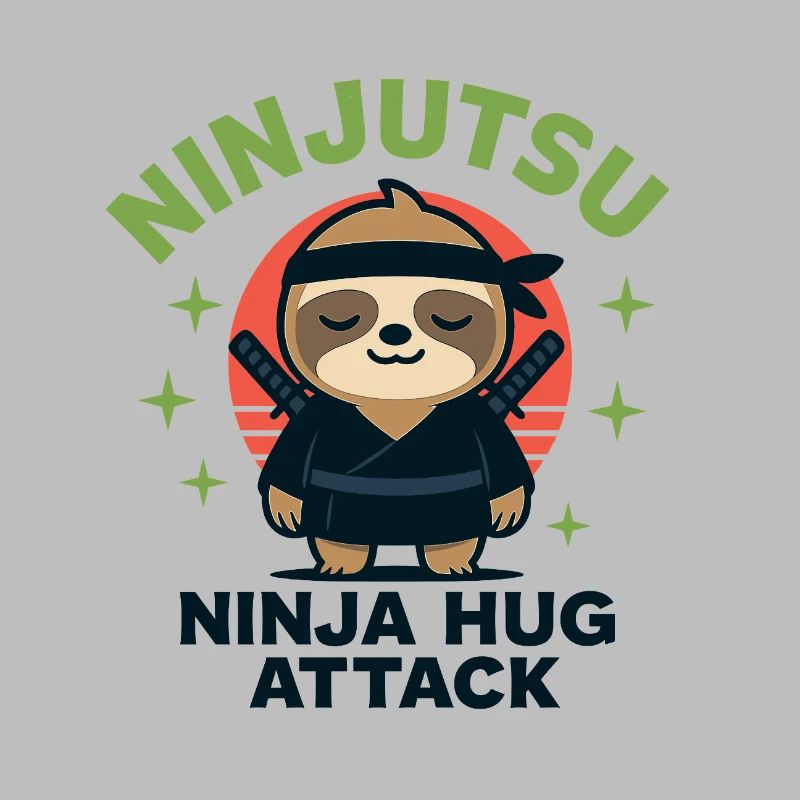 Ninja Cuddle Sloth HugAttack