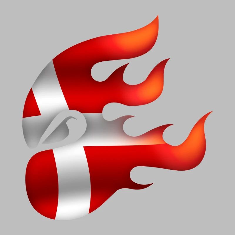 Drapeau du Danemark - Danemark - Ninja