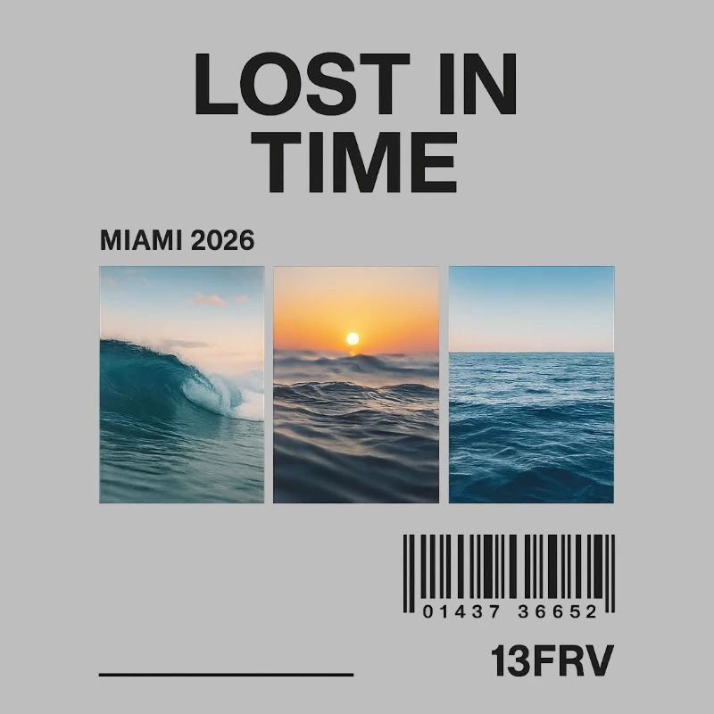 Verlorene Zeit: Miami Waves Triptychon