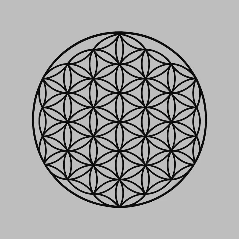 Conception de cercle de fleur de vie