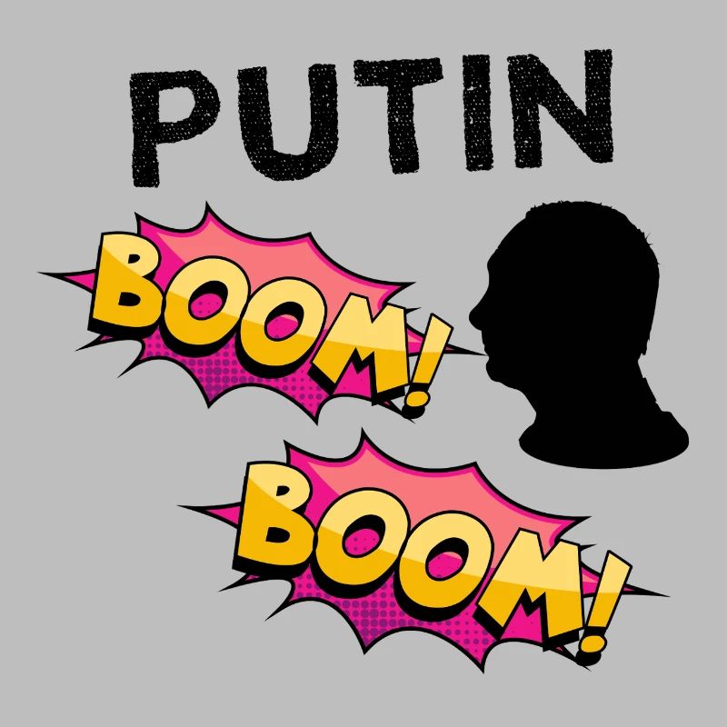 Putin BOOM COMIC-Buch Explosion der Farben