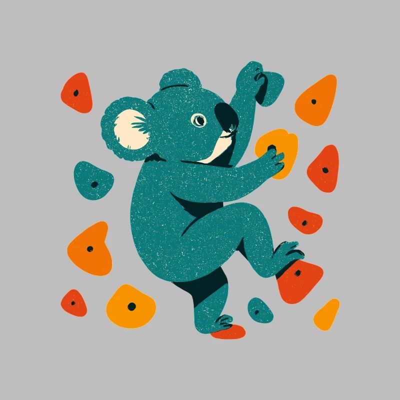 Bouldering Koala Koala Bear Climbing Gift