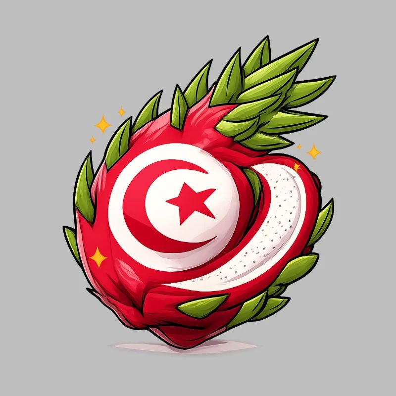 Tunisian Fruit Heart Pattern