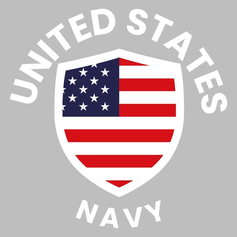 U.S. Flag Shield Navy