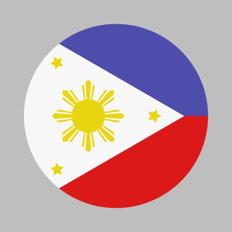 Drapeau rond philippin