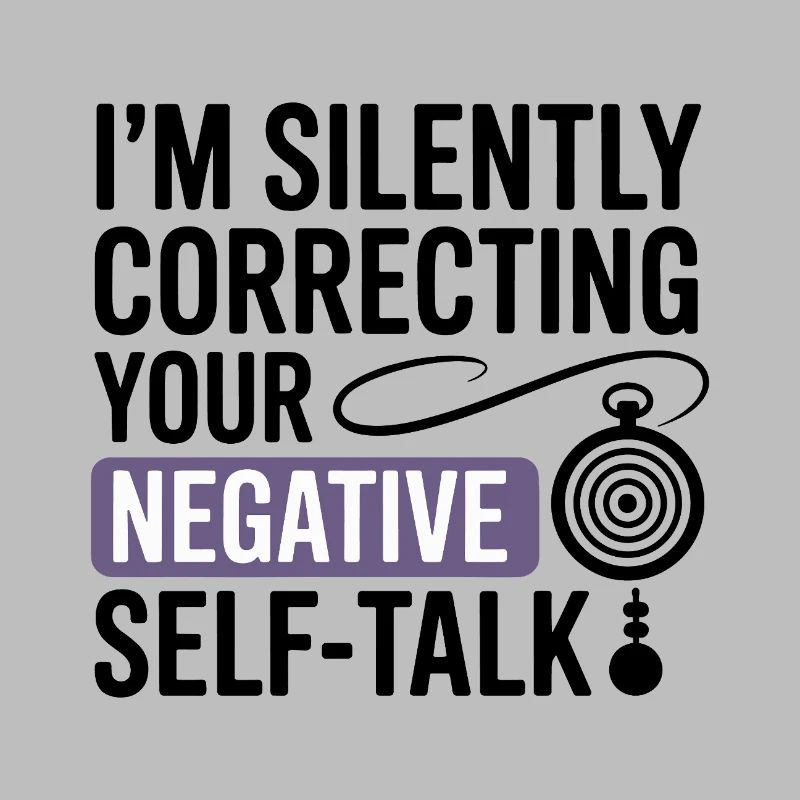 Hypnotist Silently Correcting Negative Self-Talk 