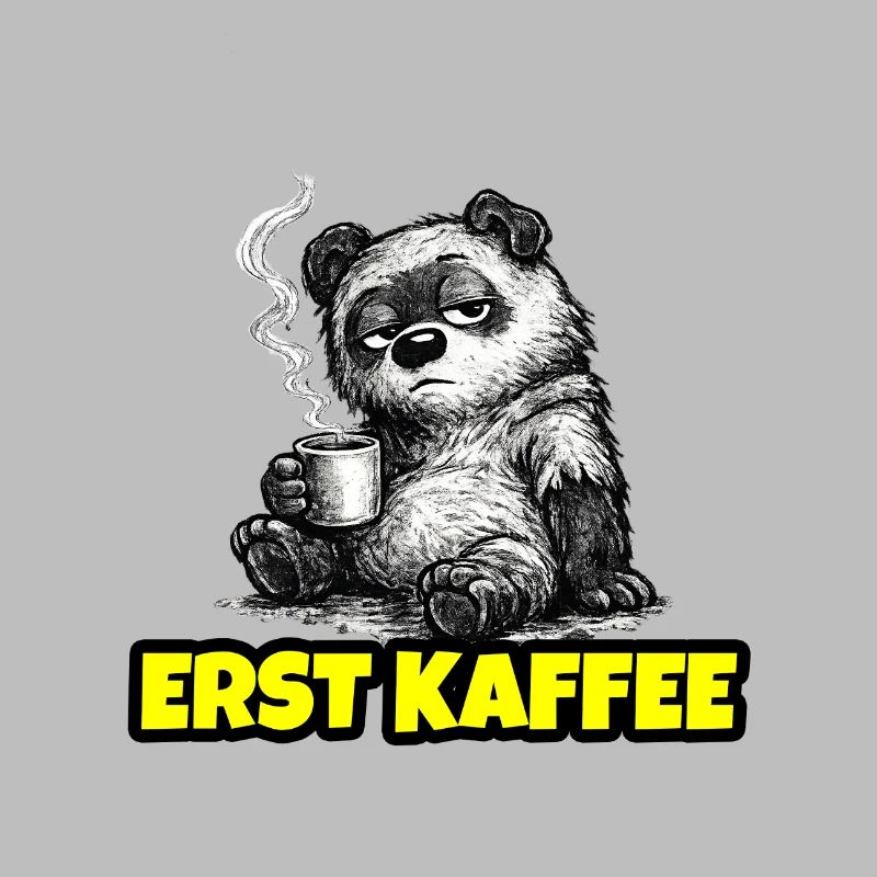 Erst Kaffee – Grumpy Bär (Morgenmuffel Sketch)