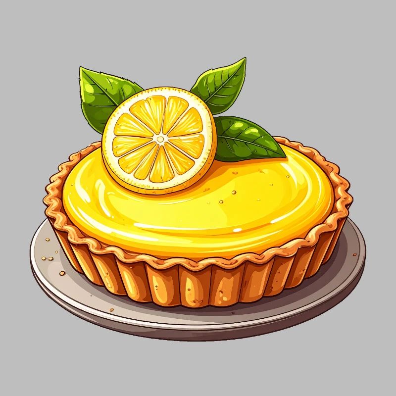 Cake with lemon