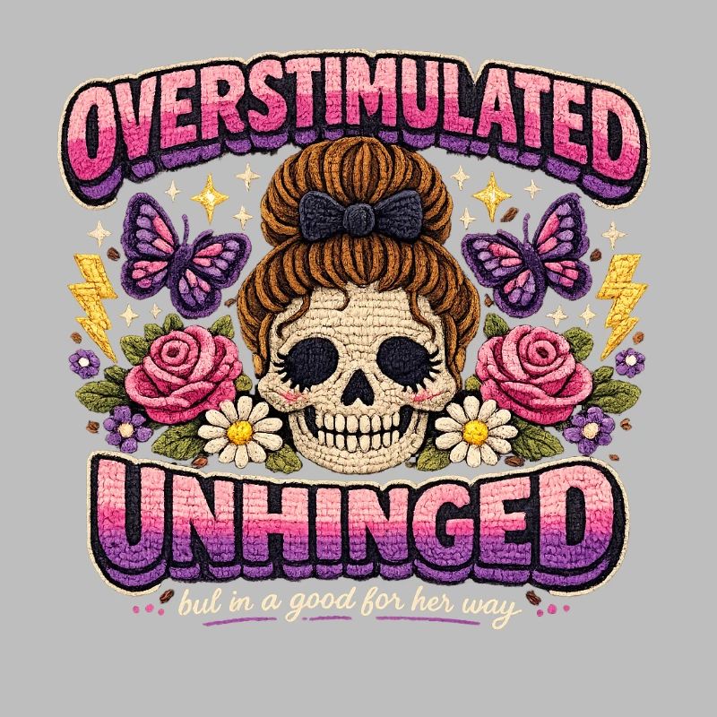 Overstimulated Unhinged Patchkunst