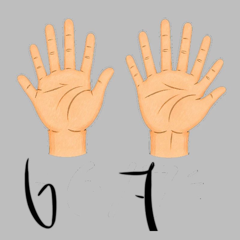 Double Open Hands Illustration