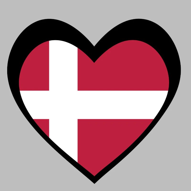Danmark Sort Hjerte – Kærlighed til Danmark