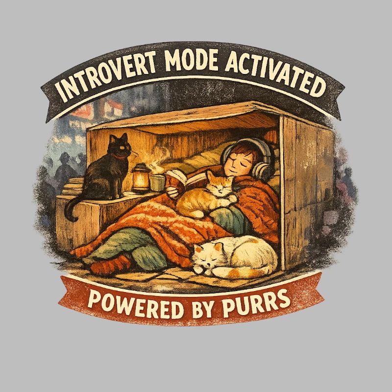 Mode introverti activé Nuit Chaleureuse pour chat