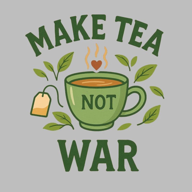 Make Tea Not War – It's Tea - Time