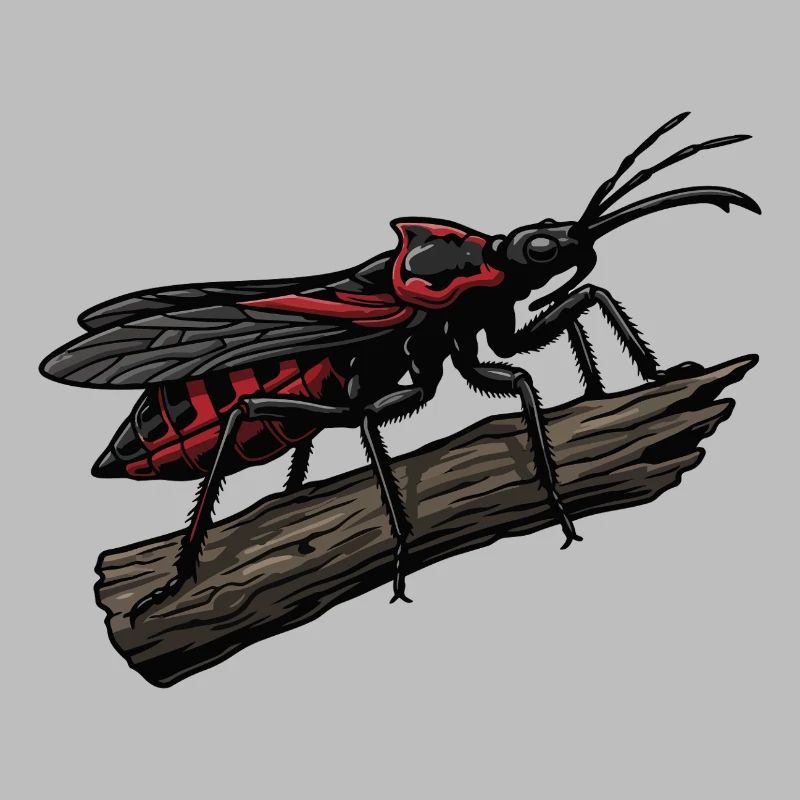 Bug Assassin Bug Hunter Red Strike Tattoo