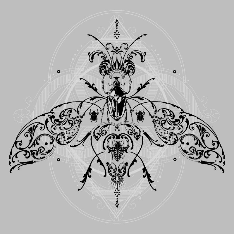 Psychedelic Insects Bug Pattern Ornament