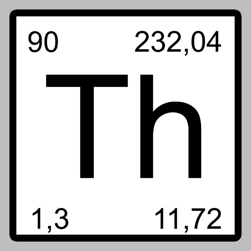 Th Thorium Element Icon Artwork