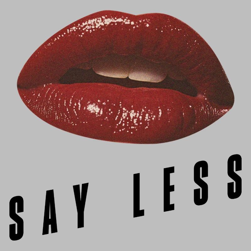 Red Lips Minimal – Bold Statement