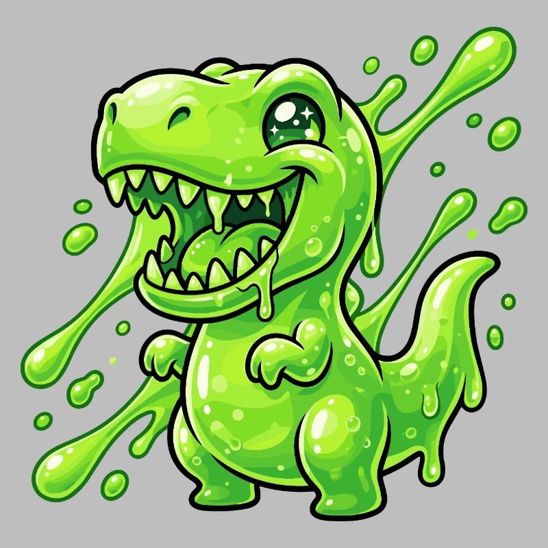 Blob-green dino