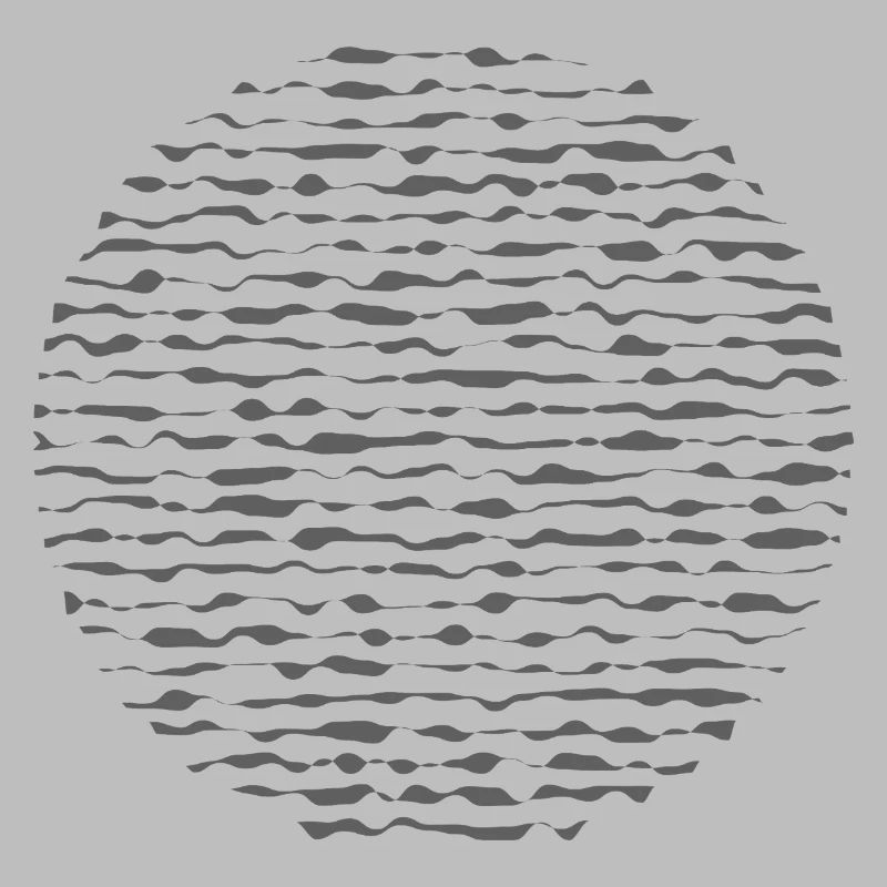 Écho du cercle ondulé