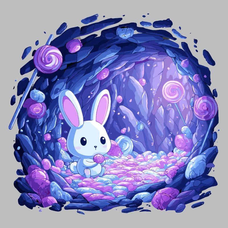 Sugar Cave Bunny in Candy Light
