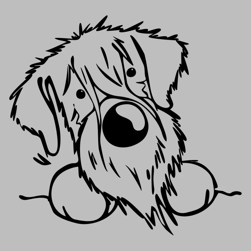 Neugieriger Schnauzer