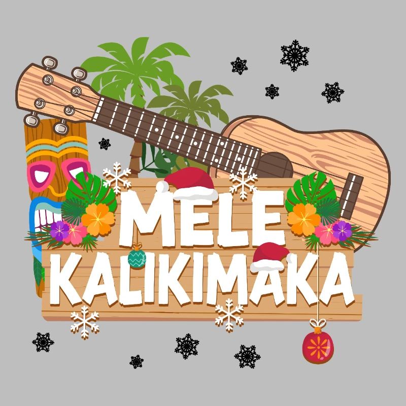 Hawaiian Ukulele Uke Christmas