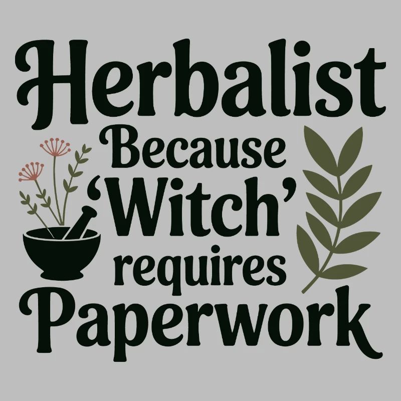 Herbalist Because Witch Requires Paperwork