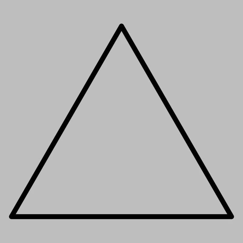 Symbol triangle equilateral