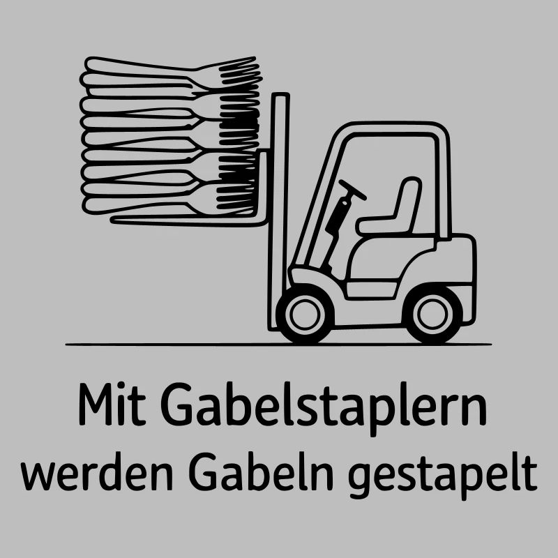 forklift pun fork stacking