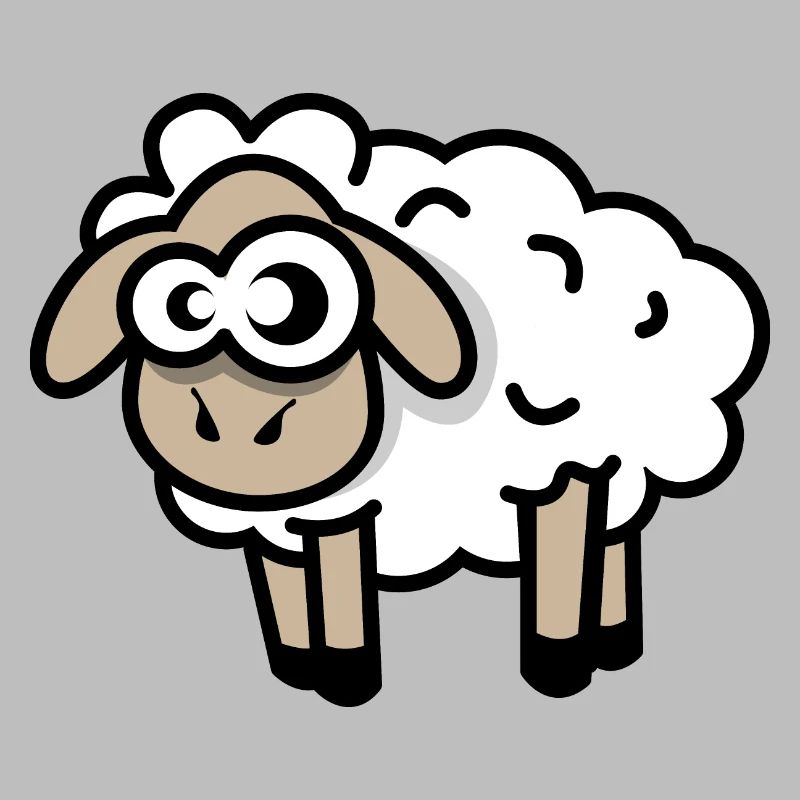 sheep comic funny cool cartoon sheep icon