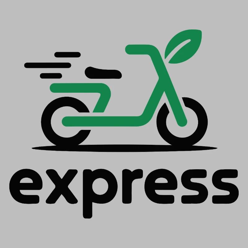 Eco Express Leaf Scooter Logo