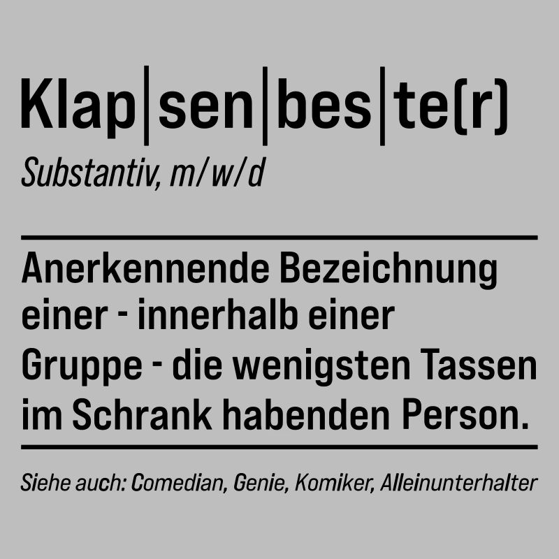 Klapsenbester Klapse Psychiatrie Fun Sprüche
