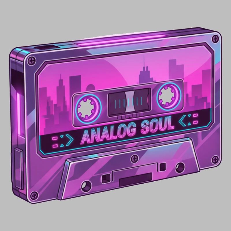 Retro Analog Soul Chrome Cassette Synthwave
