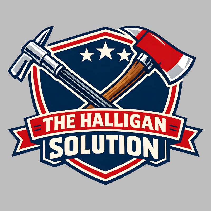 Halligan Solution Shield Graphic